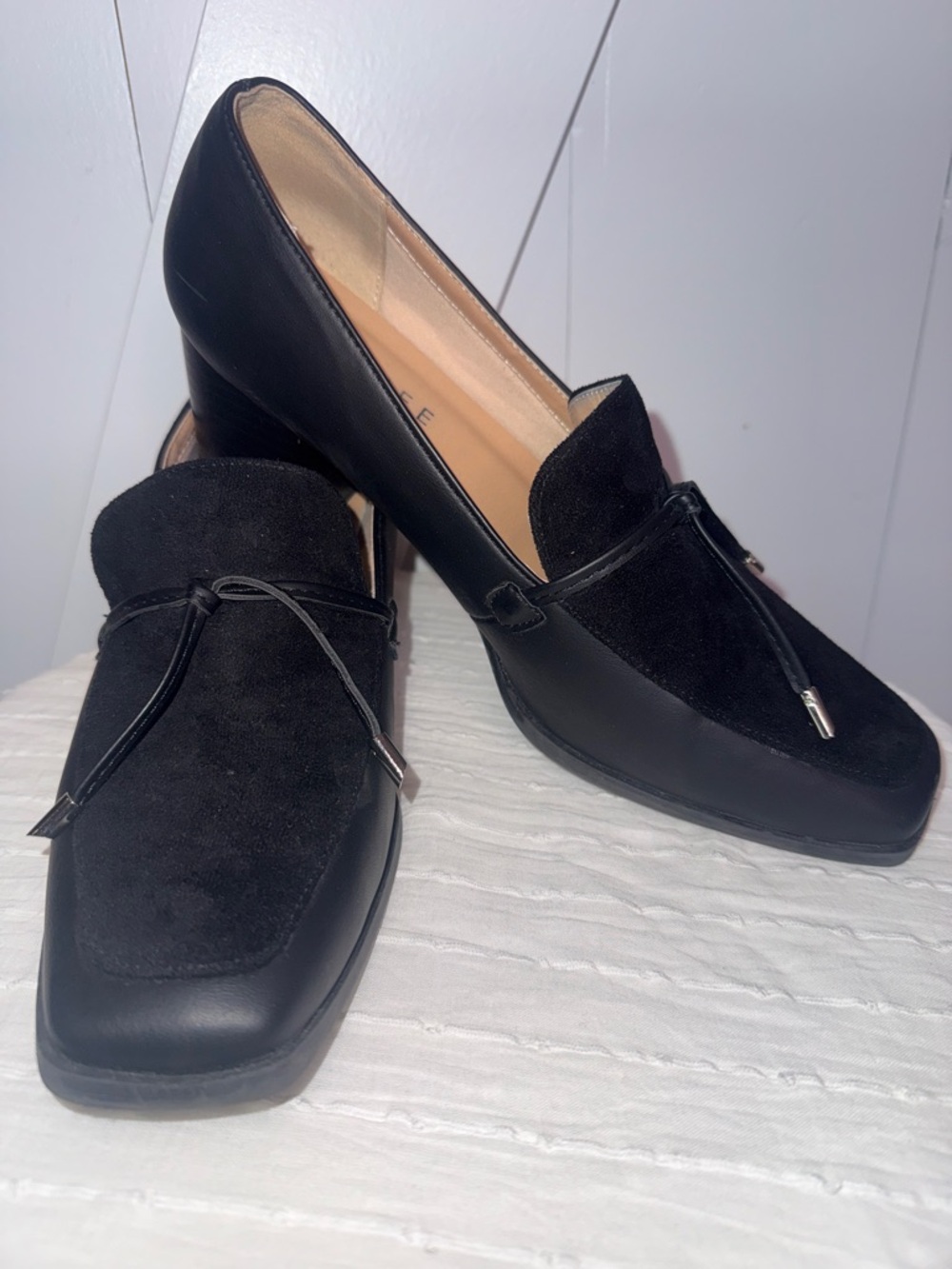 Preloved Journee Collection Black Suede Loafers